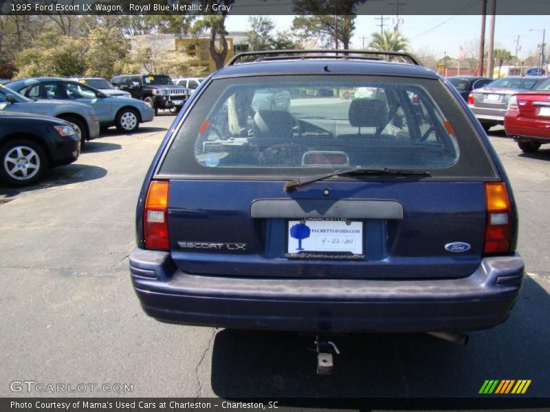 Royal Blue Metallic / Gray 1995 Ford Escort LX Wagon