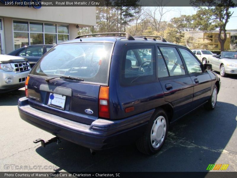 Royal Blue Metallic / Gray 1995 Ford Escort LX Wagon