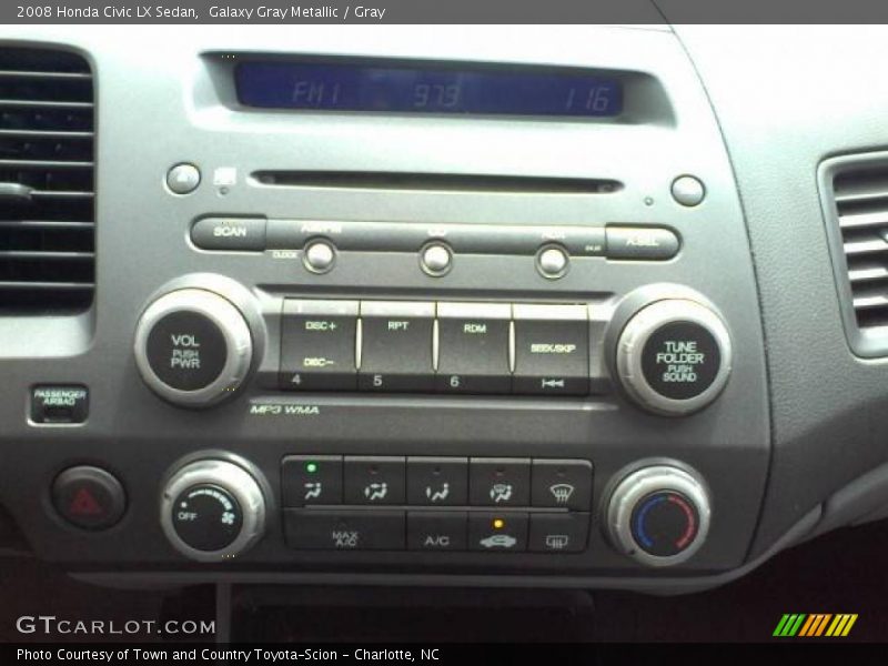 Galaxy Gray Metallic / Gray 2008 Honda Civic LX Sedan