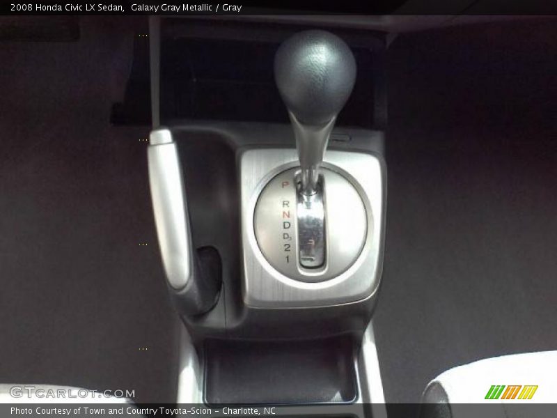 Galaxy Gray Metallic / Gray 2008 Honda Civic LX Sedan