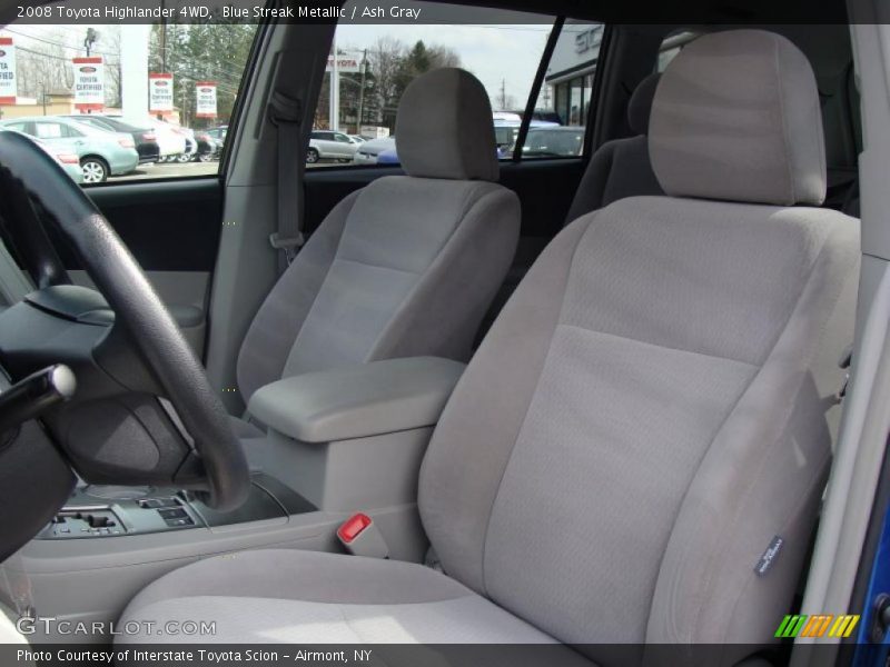 Blue Streak Metallic / Ash Gray 2008 Toyota Highlander 4WD