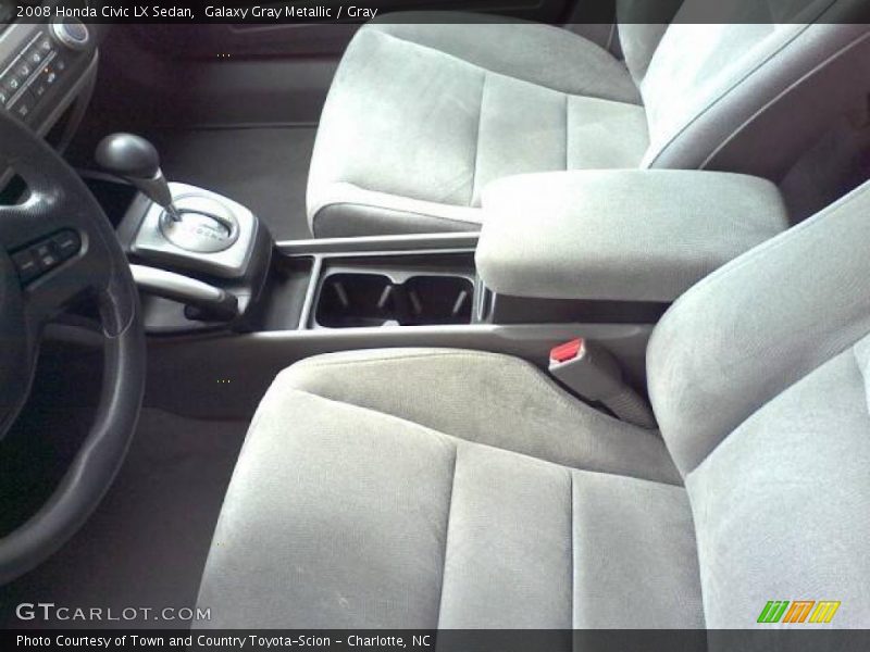 Galaxy Gray Metallic / Gray 2008 Honda Civic LX Sedan