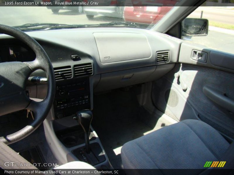 Royal Blue Metallic / Gray 1995 Ford Escort LX Wagon
