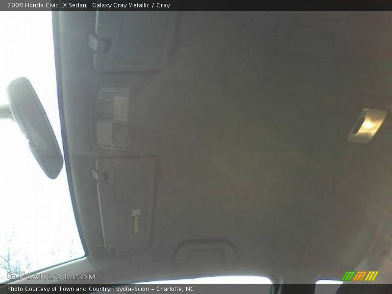 Galaxy Gray Metallic / Gray 2008 Honda Civic LX Sedan