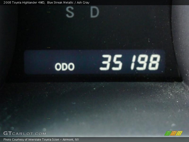 Blue Streak Metallic / Ash Gray 2008 Toyota Highlander 4WD