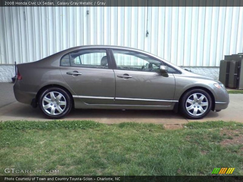 Galaxy Gray Metallic / Gray 2008 Honda Civic LX Sedan