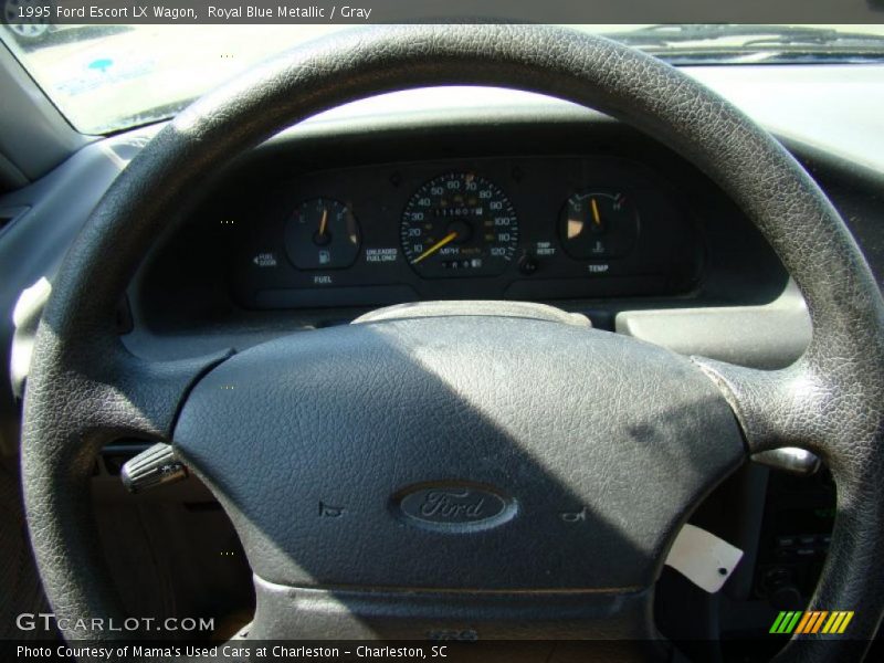 Royal Blue Metallic / Gray 1995 Ford Escort LX Wagon