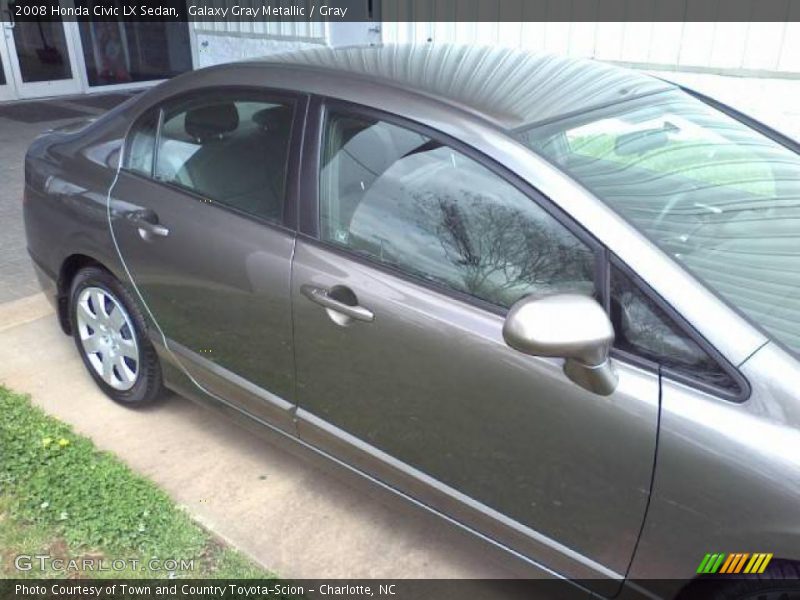 Galaxy Gray Metallic / Gray 2008 Honda Civic LX Sedan