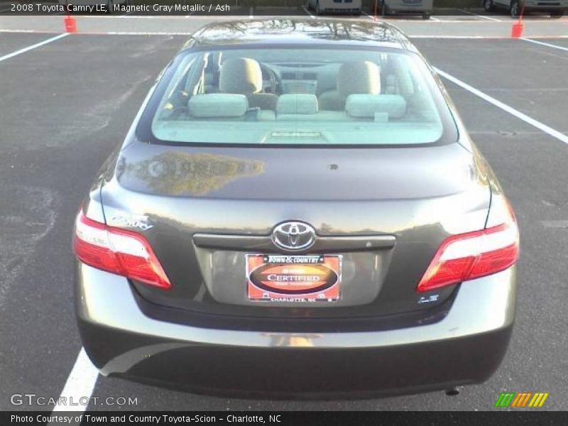 Magnetic Gray Metallic / Ash 2008 Toyota Camry LE