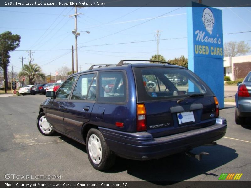 Royal Blue Metallic / Gray 1995 Ford Escort LX Wagon