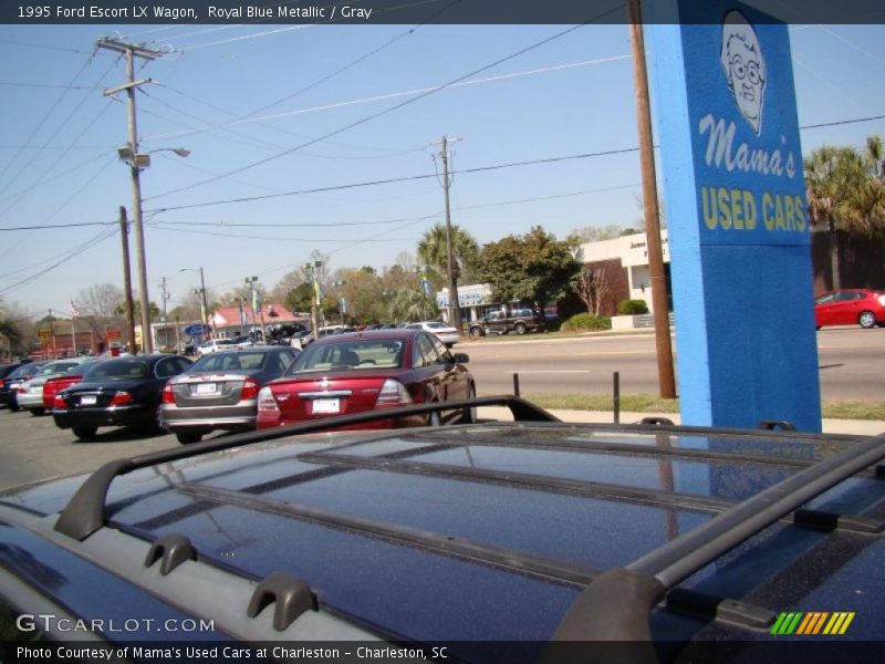 Royal Blue Metallic / Gray 1995 Ford Escort LX Wagon