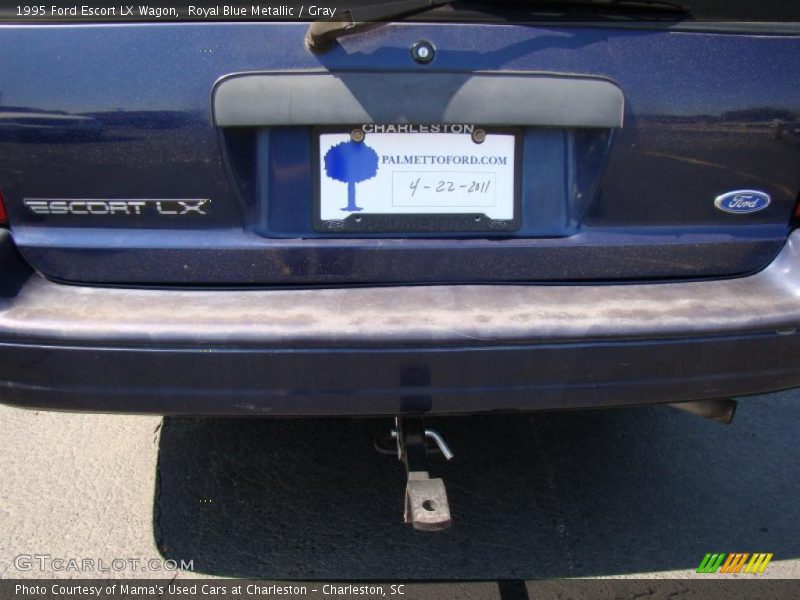Royal Blue Metallic / Gray 1995 Ford Escort LX Wagon