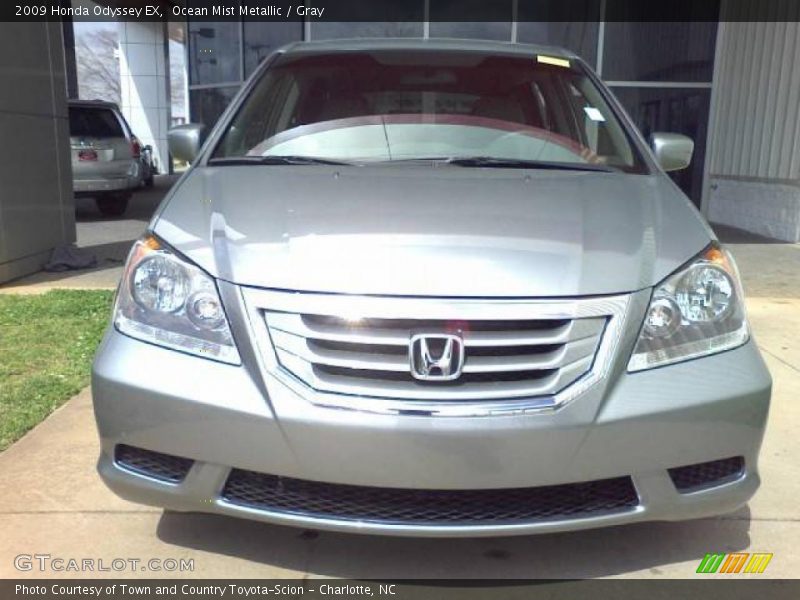 Ocean Mist Metallic / Gray 2009 Honda Odyssey EX