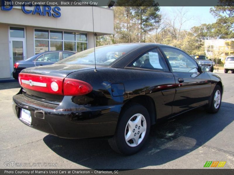 Black / Graphite Gray 2003 Chevrolet Cavalier Coupe