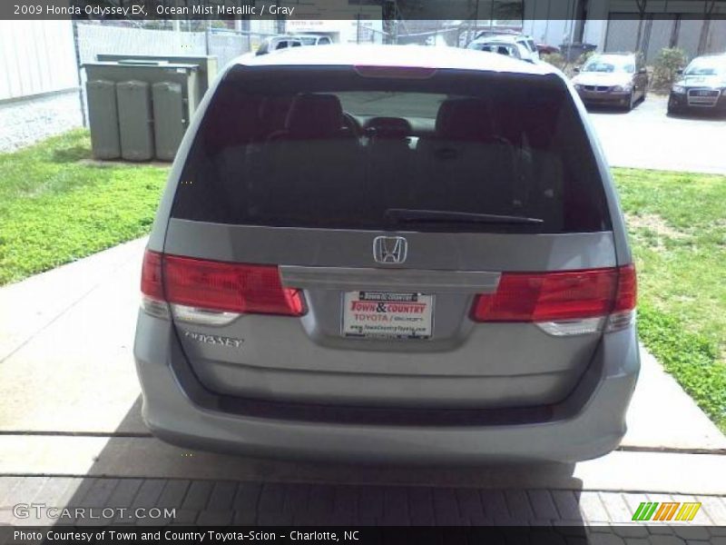 Ocean Mist Metallic / Gray 2009 Honda Odyssey EX