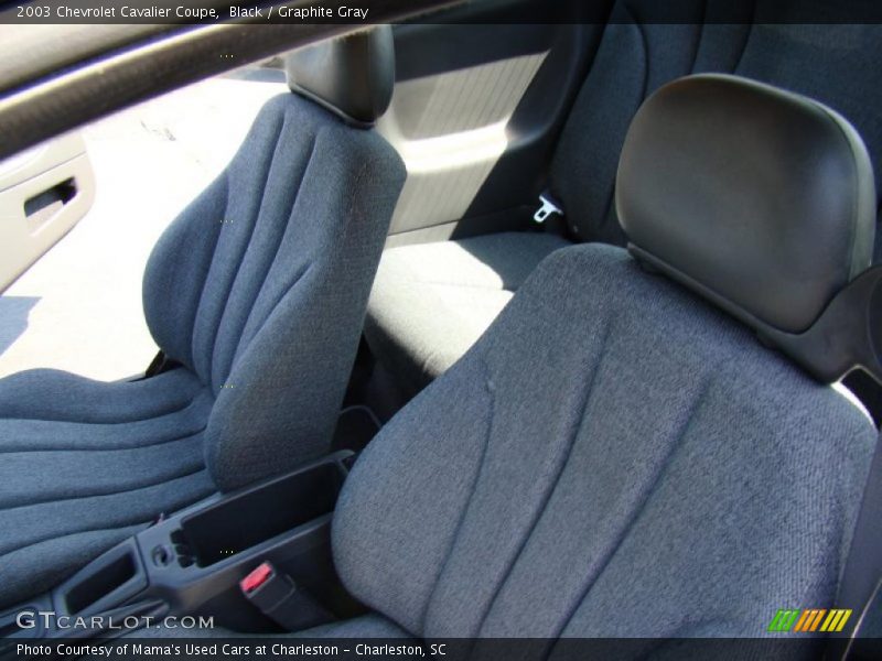 Black / Graphite Gray 2003 Chevrolet Cavalier Coupe