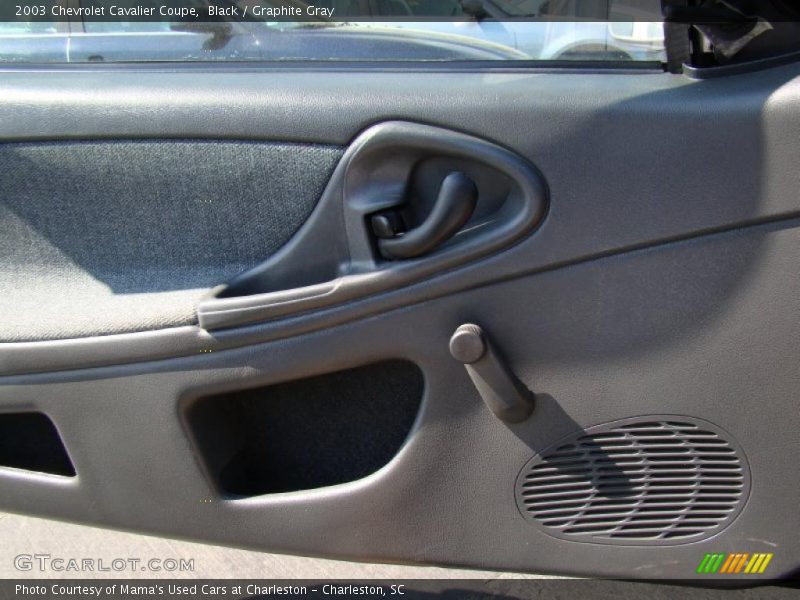Black / Graphite Gray 2003 Chevrolet Cavalier Coupe