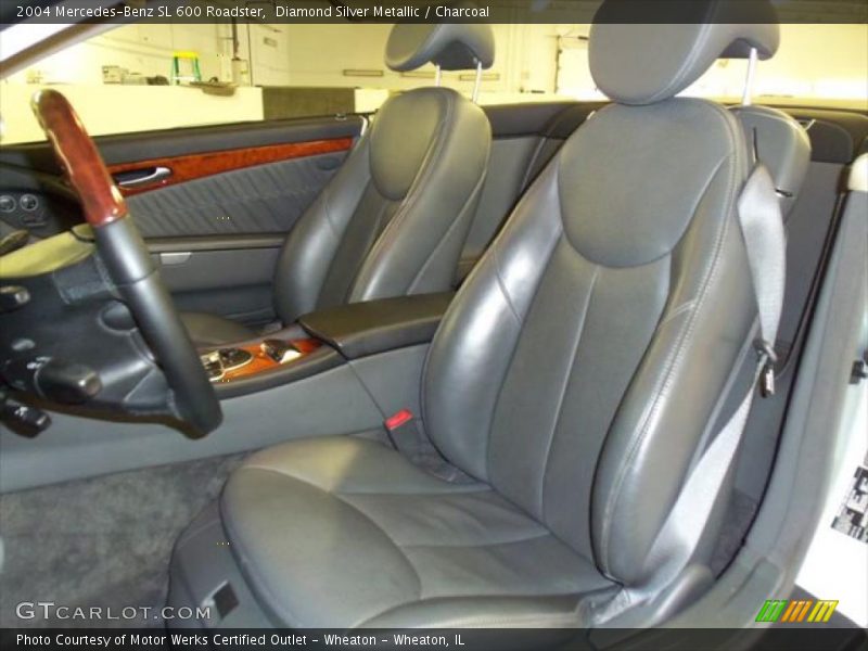  2004 SL 600 Roadster Charcoal Interior