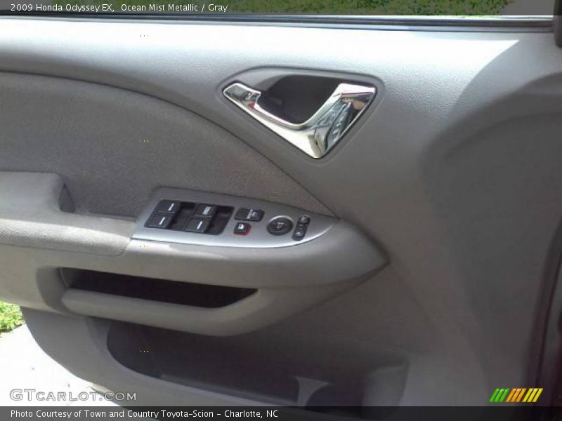 Ocean Mist Metallic / Gray 2009 Honda Odyssey EX