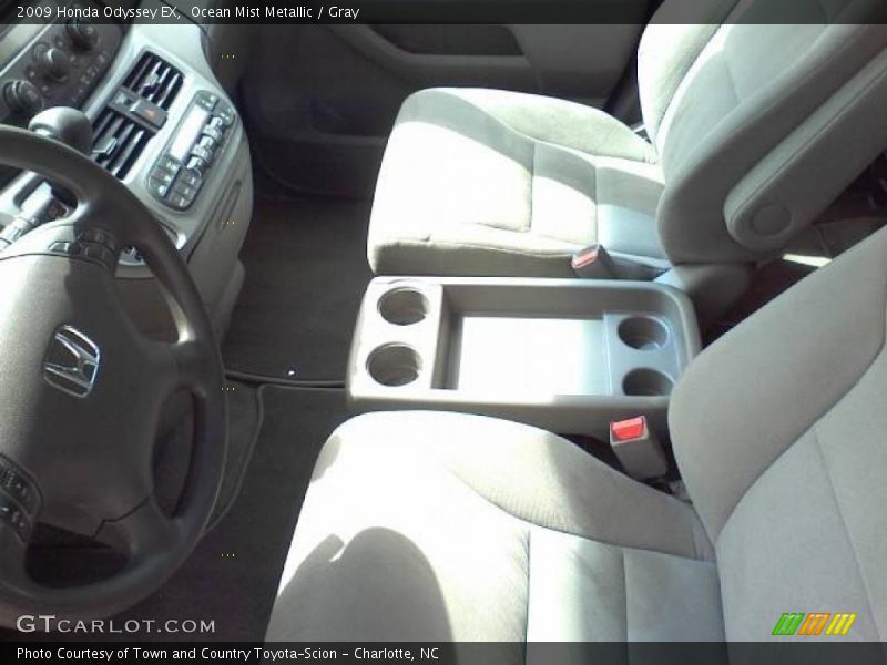 Ocean Mist Metallic / Gray 2009 Honda Odyssey EX