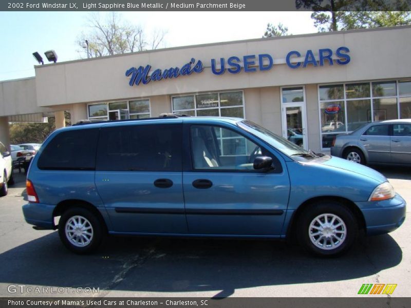 Light Sapphire Blue Metallic / Medium Parchment Beige 2002 Ford Windstar LX