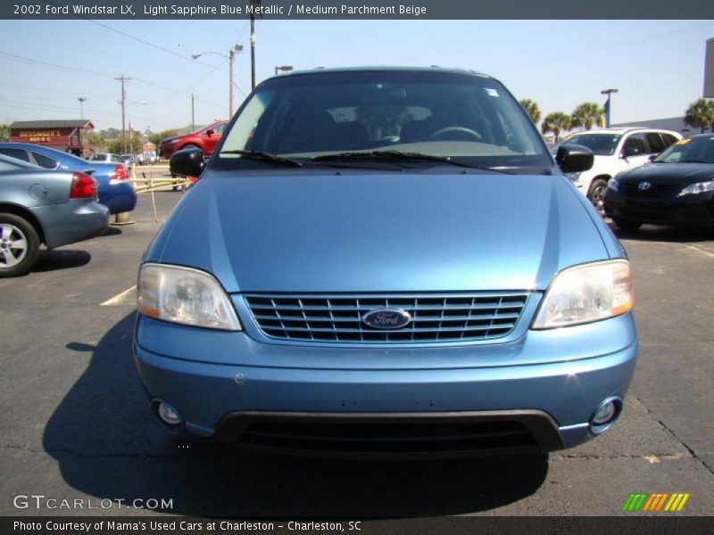 Light Sapphire Blue Metallic / Medium Parchment Beige 2002 Ford Windstar LX