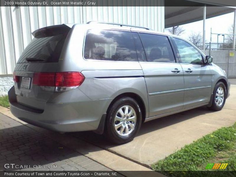 Ocean Mist Metallic / Gray 2009 Honda Odyssey EX