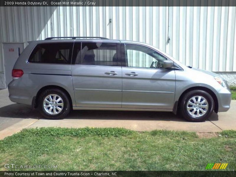 Ocean Mist Metallic / Gray 2009 Honda Odyssey EX