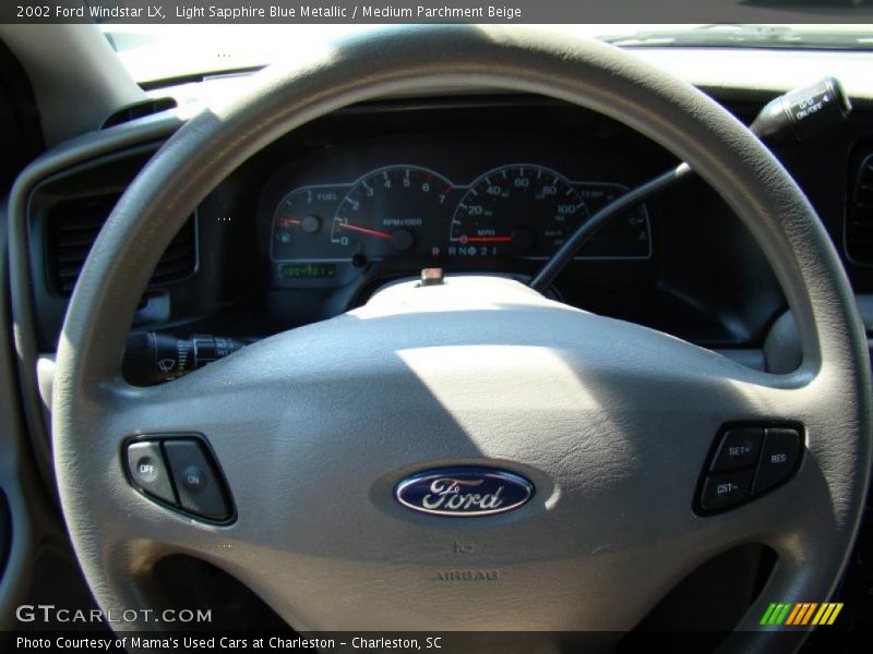 Light Sapphire Blue Metallic / Medium Parchment Beige 2002 Ford Windstar LX