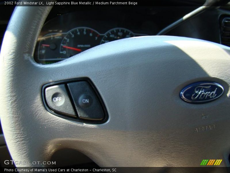 Light Sapphire Blue Metallic / Medium Parchment Beige 2002 Ford Windstar LX