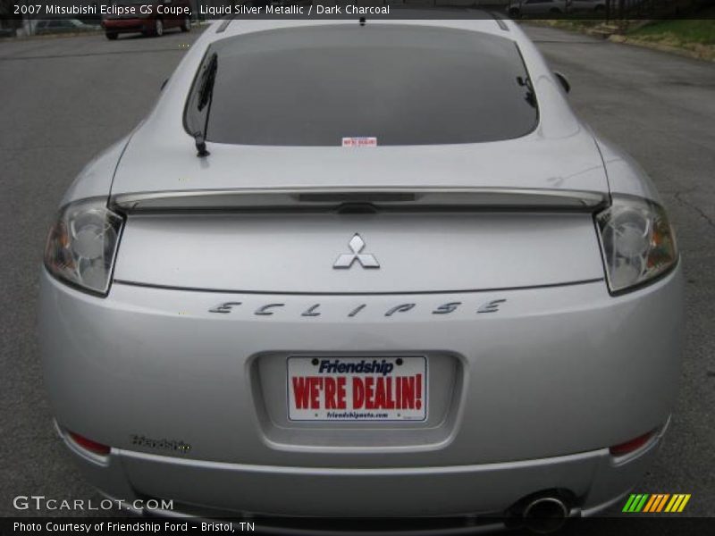 Liquid Silver Metallic / Dark Charcoal 2007 Mitsubishi Eclipse GS Coupe
