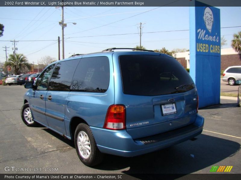 Light Sapphire Blue Metallic / Medium Parchment Beige 2002 Ford Windstar LX