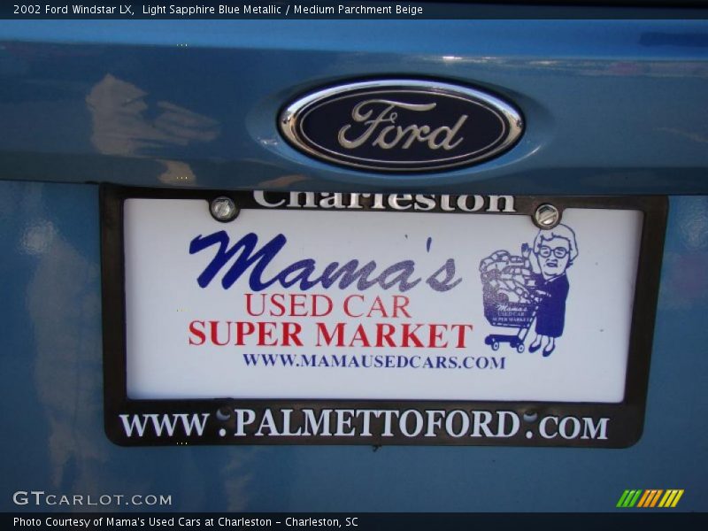 Light Sapphire Blue Metallic / Medium Parchment Beige 2002 Ford Windstar LX
