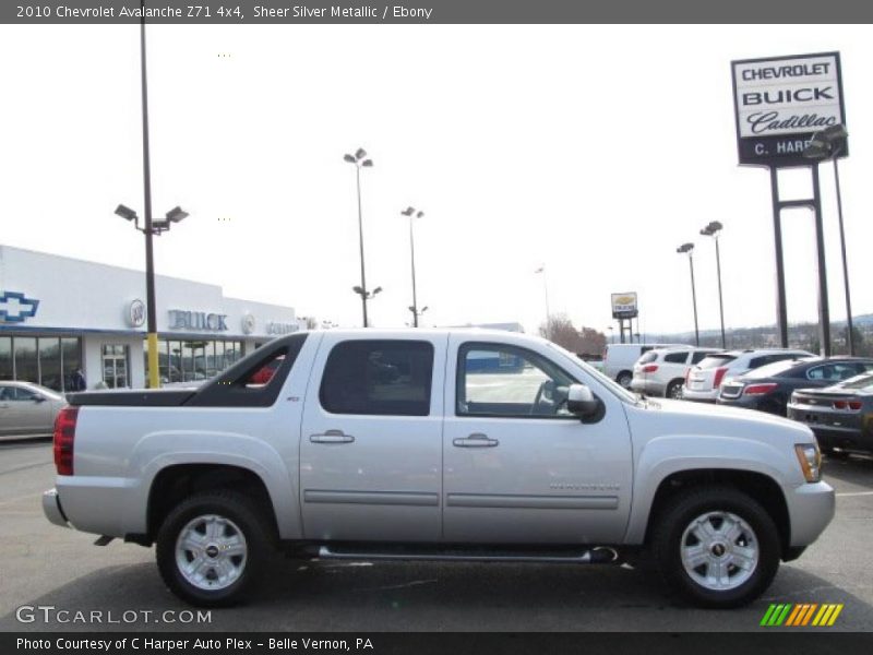 Sheer Silver Metallic / Ebony 2010 Chevrolet Avalanche Z71 4x4