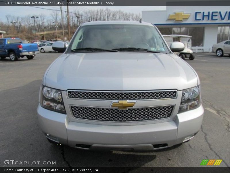 Sheer Silver Metallic / Ebony 2010 Chevrolet Avalanche Z71 4x4