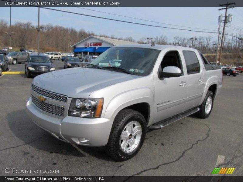 Sheer Silver Metallic / Ebony 2010 Chevrolet Avalanche Z71 4x4