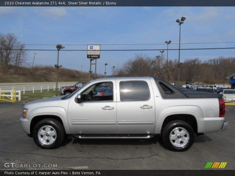 Sheer Silver Metallic / Ebony 2010 Chevrolet Avalanche Z71 4x4