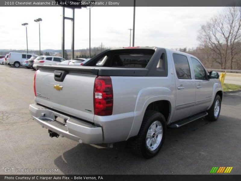 Sheer Silver Metallic / Ebony 2010 Chevrolet Avalanche Z71 4x4