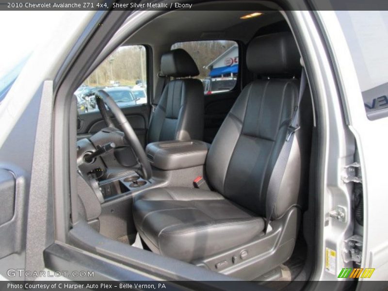  2010 Avalanche Z71 4x4 Ebony Interior
