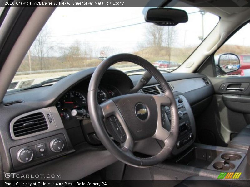 Sheer Silver Metallic / Ebony 2010 Chevrolet Avalanche Z71 4x4