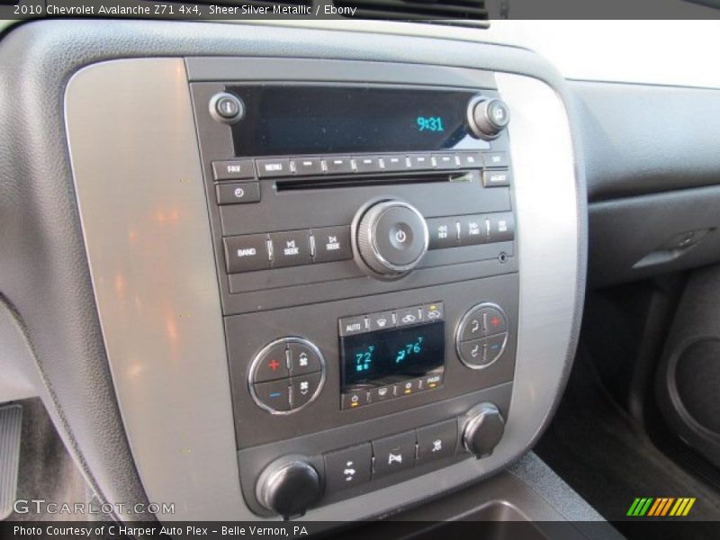 Controls of 2010 Avalanche Z71 4x4