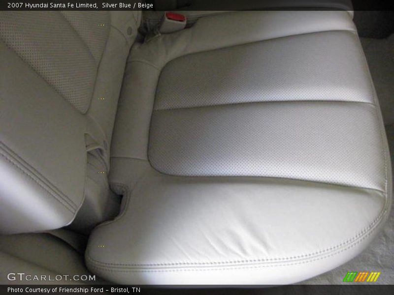 Silver Blue / Beige 2007 Hyundai Santa Fe Limited