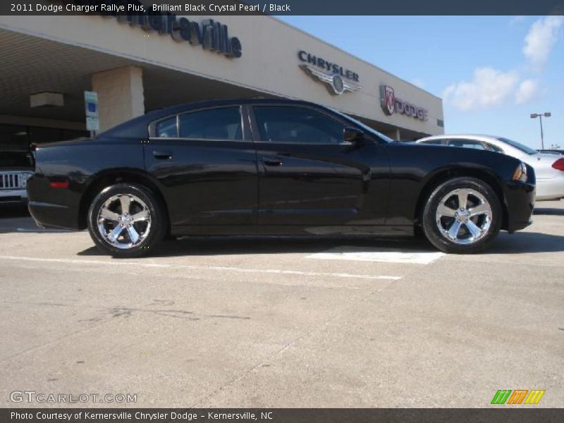 Brilliant Black Crystal Pearl / Black 2011 Dodge Charger Rallye Plus