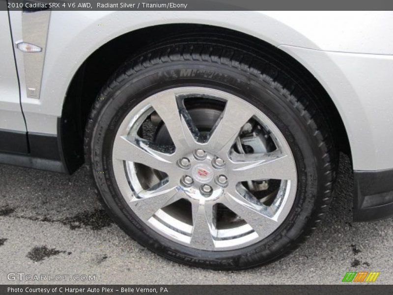 Radiant Silver / Titanium/Ebony 2010 Cadillac SRX 4 V6 AWD
