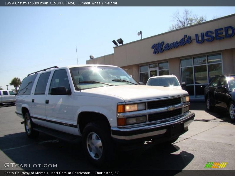 Summit White / Neutral 1999 Chevrolet Suburban K1500 LT 4x4