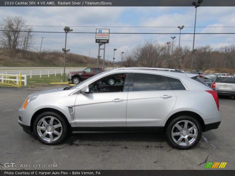 Radiant Silver / Titanium/Ebony 2010 Cadillac SRX 4 V6 AWD