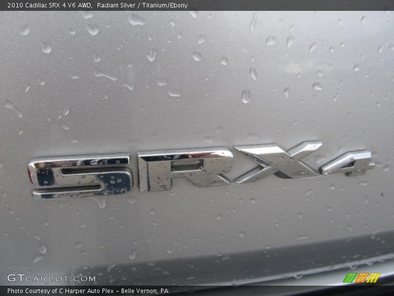 Radiant Silver / Titanium/Ebony 2010 Cadillac SRX 4 V6 AWD