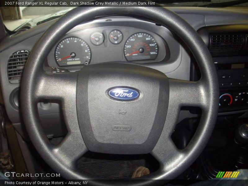 Dark Shadow Grey Metallic / Medium Dark Flint 2007 Ford Ranger XL Regular Cab