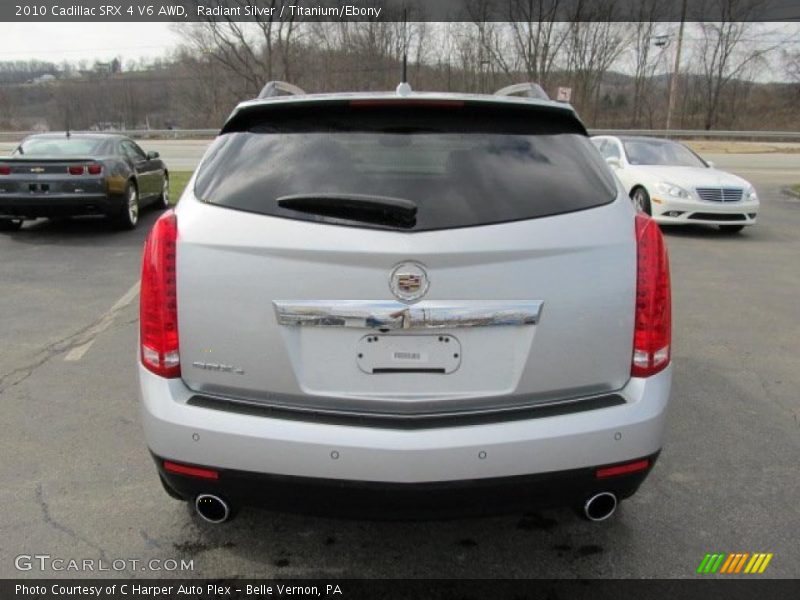 Radiant Silver / Titanium/Ebony 2010 Cadillac SRX 4 V6 AWD