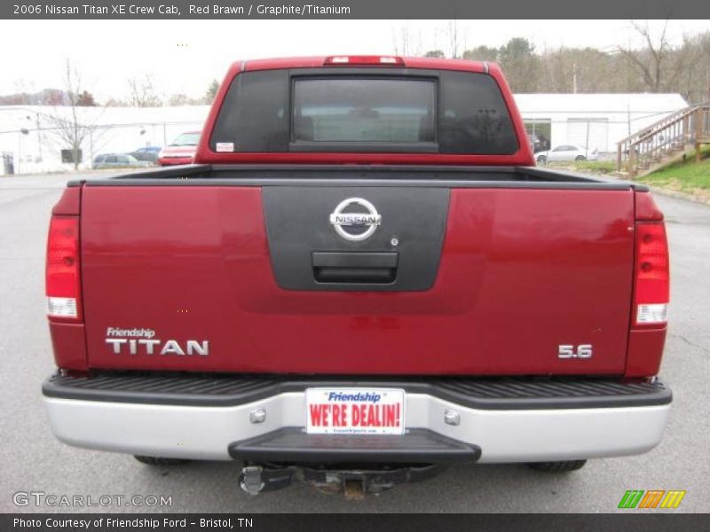 Red Brawn / Graphite/Titanium 2006 Nissan Titan XE Crew Cab